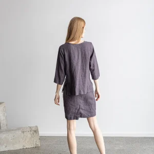 Classic Linen Blouse: Summer Casual Flax Top