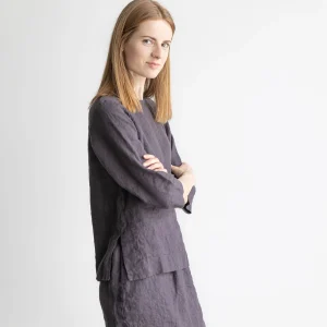 Classic Linen Blouse: Summer Casual Flax Top