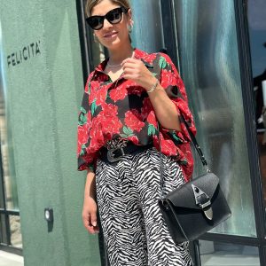 Boho Women Handbag Leather Shoulder Bag Black Crossbody