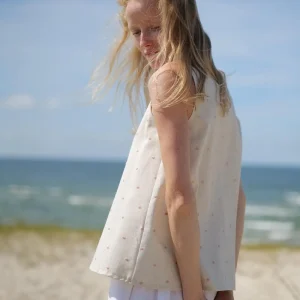 Summer Polka Dot Top Cumbia