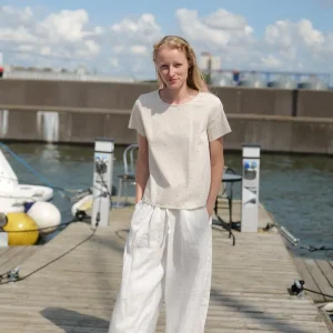 Short Sleeve Summer Polka Dot Top Bachata